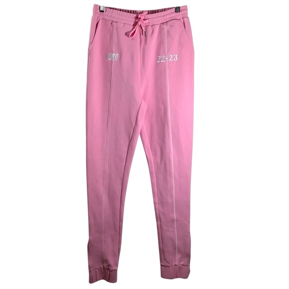 GSUWOO Pants - GSuwoo So Real Pink Jogger Pants Woo 22-23 Heavy Weight